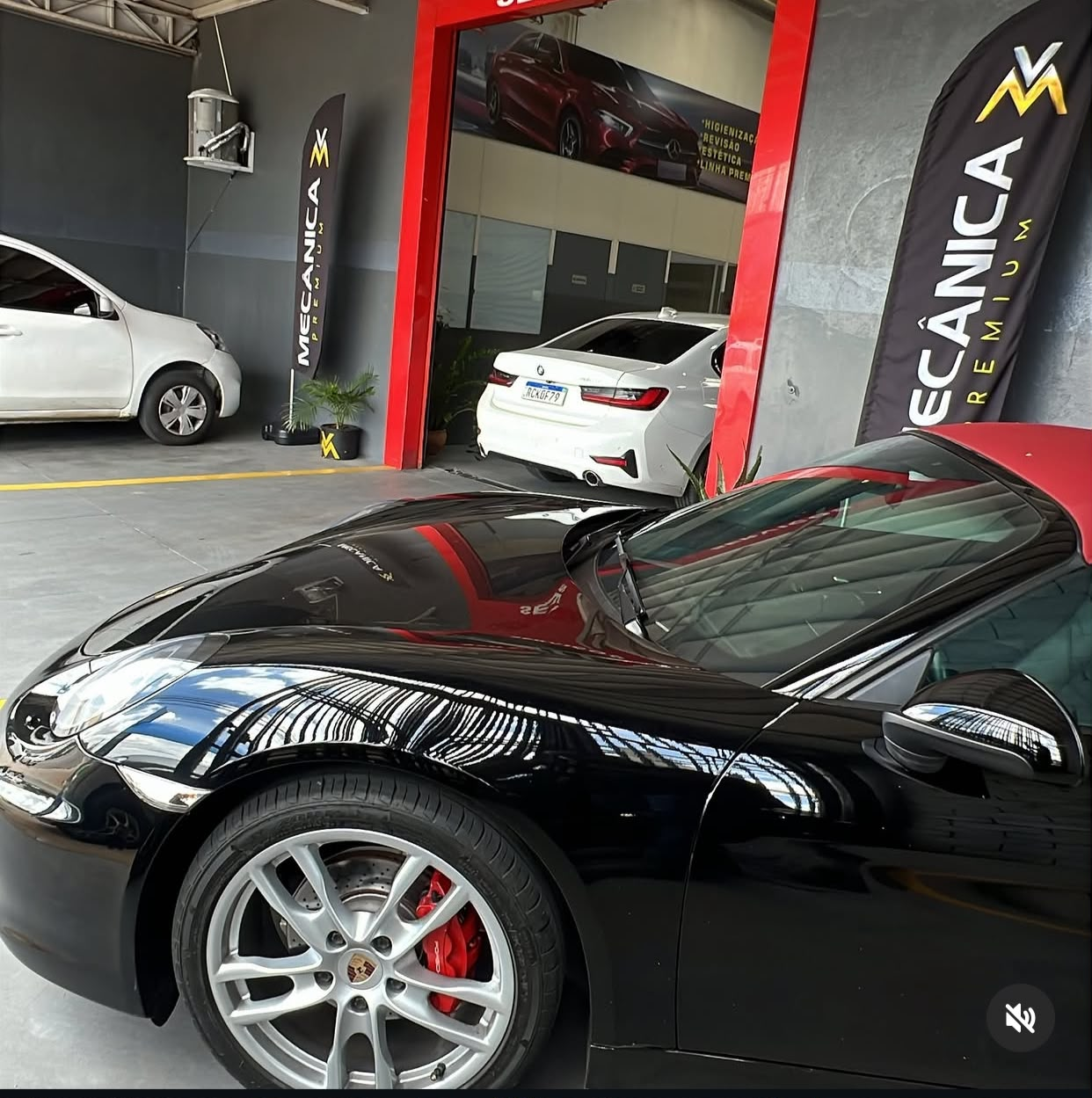 Porsche em serviço